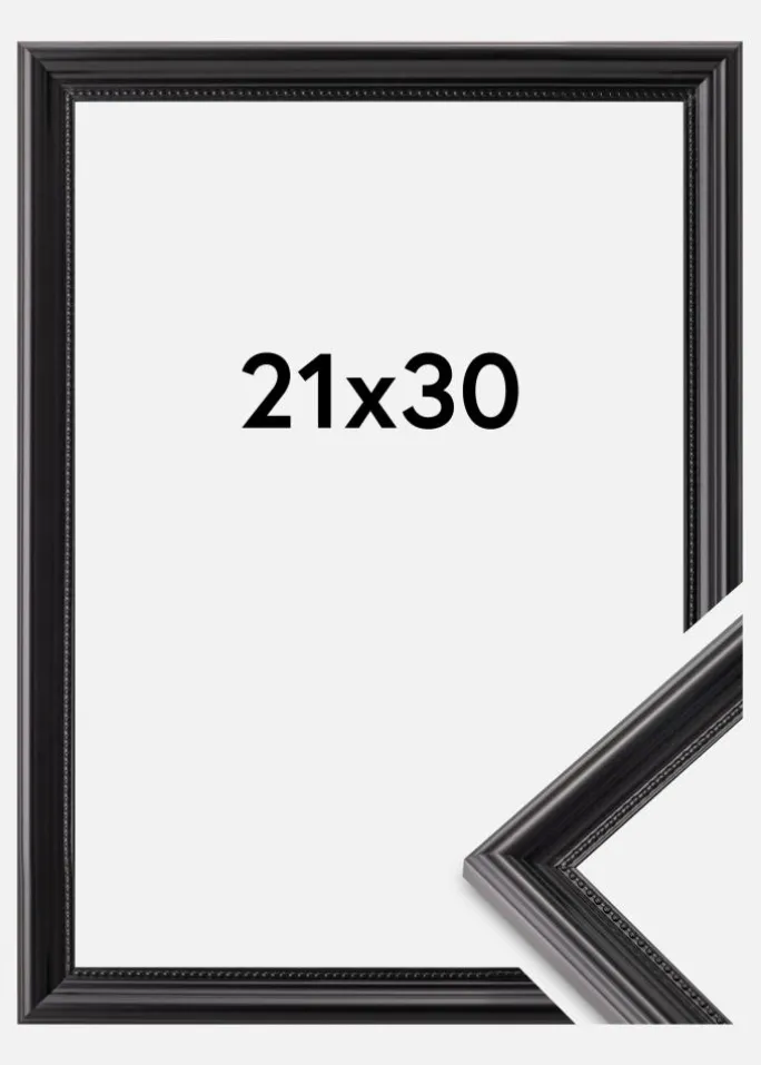 Ramme Gala Akrylglas Sort 21x30 cm