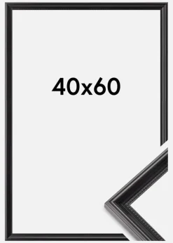 Ramme Gala Akrylglas Sort 40x60 cm