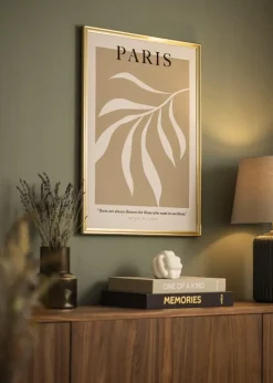 Ramme Gala Guld 30x40 cm - Passepartout Hvid 20x30 cm