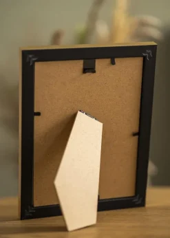 Ramme Gala Guld 13x18 cm - Passepartout Hvid B7 88x125 mm