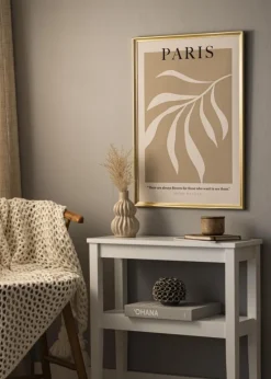 Ramme Gala Guld 50x70 cm - Passepartout Hvid 40x60 cm