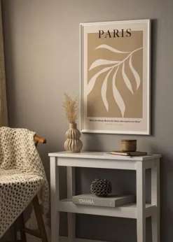 Ramme Gala Hvid 50x70 cm - Passepartout Hvid 33x56 cm