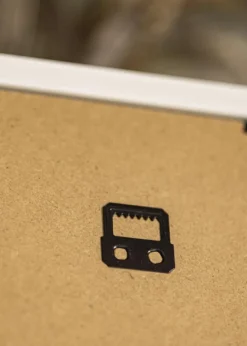 Ramme Gala Hvid 50x70 cm - Passepartout Hvid 33x56 cm