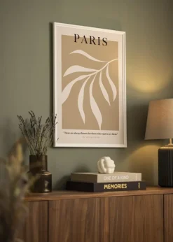 Ramme Gala Hvid 70x100 cm - Passepartout Hvid 50x85 cm