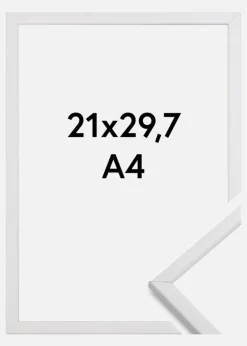 Ramme Galant Akrylglas Hvid 21x29,7 cm (A4)