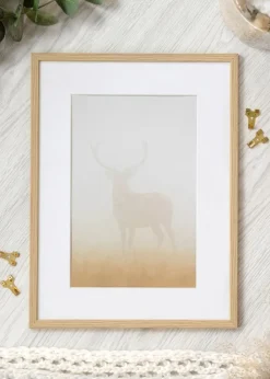 Ramme Galant Eg 30x40 cm - Passepartout Hvid 8x12 inches