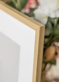 Ramme Galant Eg 40x40 cm - Passepartout Hvid 30x30 cm