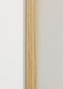 Ramme Galant Eg 50x50 cm - Passepartout Hvid 35x35 cm