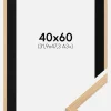 Ramme Galant Eg 40x60 cm - Passepartout Sort 32,9x48,3 cm (A3+)