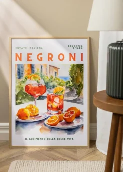 Ramme Galant Eg 50x60 cm - Passepartout Hvid 35x45 cm