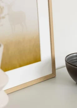 Ramme Galant Eg 42x59,4 cm (A2) - Passepartout Hvid 25x38 cm