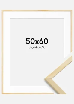 Ramme Galant Fyr 50x60 cm - Passepartout Hvid 16x20 inches