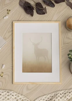 Ramme Galant Fyr 50x60 cm - Passepartout Hvid 16x20 inches