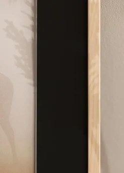 Ramme Galant Fyr 40x50 cm - Passepartout Sort 28x35 cm