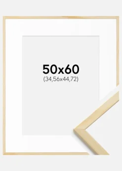 Ramme Galant Fyr 50x60 cm - Passepartout Hvid 14x18 inches