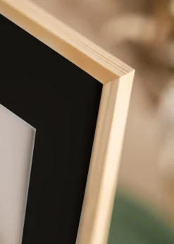 Ramme Galant Fyr 20x30 cm - Passepartout Sort 15x21 cm (A5)