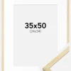 Ramme Galant Fyr 35x50 cm - Passepartout Hvid 25x35 cm