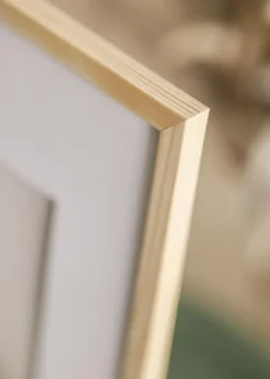 Ramme Galant Fyr 40x40 cm - Passepartout Hvid 25x25 cm