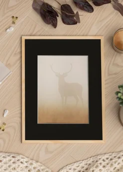 Ramme Galant Fyr 30x40 cm - Passepartout Sort 8x12 inches