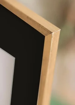 Ramme Galant Guld 30x40 cm - Passepartout Sort 20x28 cm