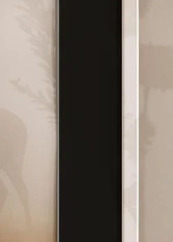 Ramme Galant Hvid 35x50 cm - Passepartout Sort 11x17 inches