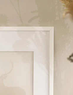 Ramme Galant Hvid 50x70 cm - Passepartout Hvid 16x24 inches