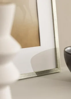 Ramme Galant Sølv 30x40 cm - Passepartout Hvid 21x30 cm