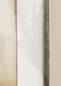 Ramme Galant Sølv 50x70 cm - Passepartout Hvid 42x59,4 cm (A2)