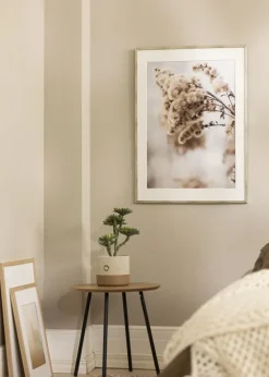 Ramme Galant Sølv 40x50 cm - Passepartout Hvid 12x16 inches