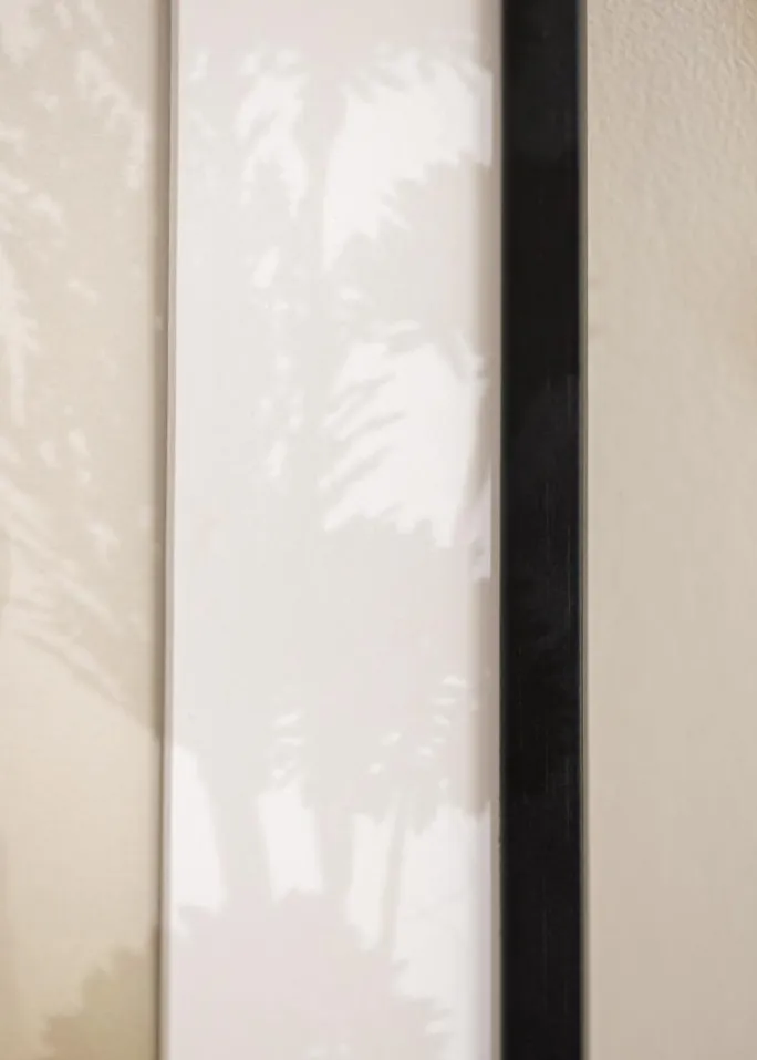 Ramme Galant Sort 50x60 cm - Passepartout Hvid 40x50 cm