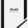 Ramme Galant Sort 40x60 cm - Passepartout Sort 32,9x48,3 cm (A3+)