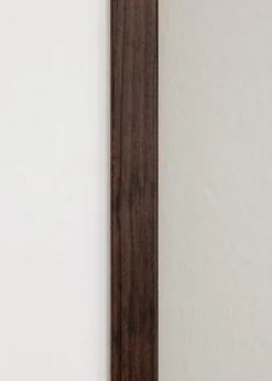 Ramme Galant Valnød 50x60 cm - Passepartout Hvid 37x46 cm