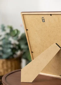 Ramme Galant Valnød 20x30 cm - Passepartout Hvid 15x21 cm (A5)