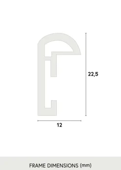 Ramme Galeria Sølv 40x40 cm