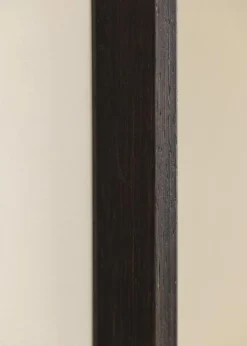 Ramme Globe Espresso 40x40 cm - Passepartout Hvid 32x32 cm