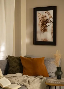 Ramme Globe Espresso 35x50 cm - Passepartout Sort 10x15 inches