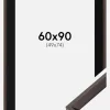 Ramme Globe Espresso 60x90 cm - Passepartout Sort 50x75 cm