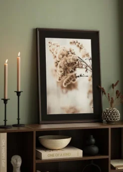 Ramme Globe Espresso 40x60 cm - Passepartout Sort 32,9x48,3 cm (A3+)