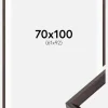 Ramme Globe Espresso 70x100 cm - Passepartout Hvid 62x93 cm