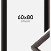Ramme Globe Espresso 60x80 cm - Passepartout Sort 50x70 cm