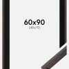 Ramme Globe Espresso 60x90 cm - Passepartout Sort 50x80 cm