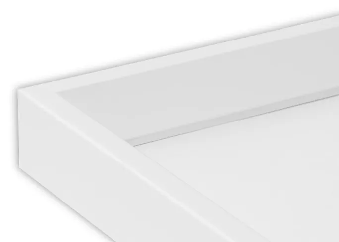 Ramme Globe Hvid 40x100 cm - Passepartout Sort 30x90 cm