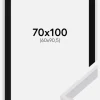 Ramme Globe Hvid 70x100 cm - Passepartout Sort 61x91,5 cm