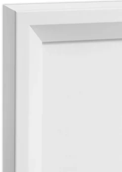 Ramme Globe Hvid 28x35 cm - Passepartout Sort 8x10 inches