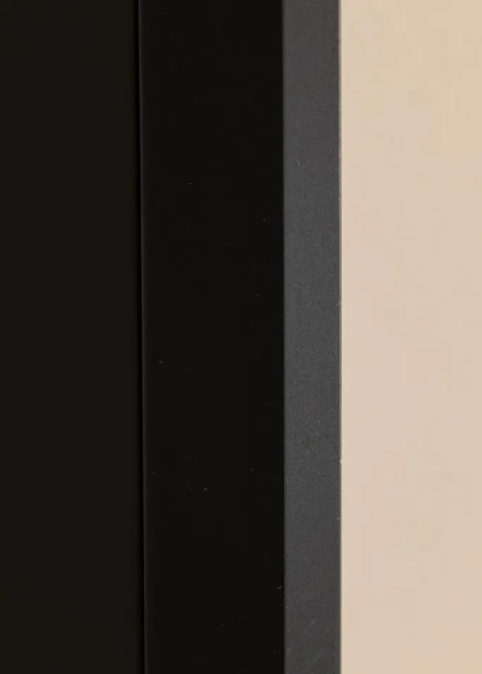 Ramme Globe Sort 70x90 cm - Passepartout Sort 60x80 cm
