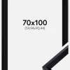 Ramme Globe Sort 70x100 cm - Passepartout Sort 24x36 inches
