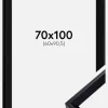 Ramme Globe Sort 70x100 cm - Passepartout Sort 61x91,5 cm