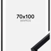 Ramme Globe Sort 70x100 cm - Passepartout Hvid 61x91,5 cm