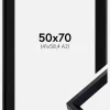 Ramme Globe Sort 50x70 cm - Passepartout Sort 42x59,4 cm (A2)