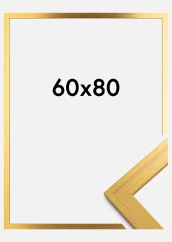 Ramme Gold Wood Akrylglas 60x80 cm